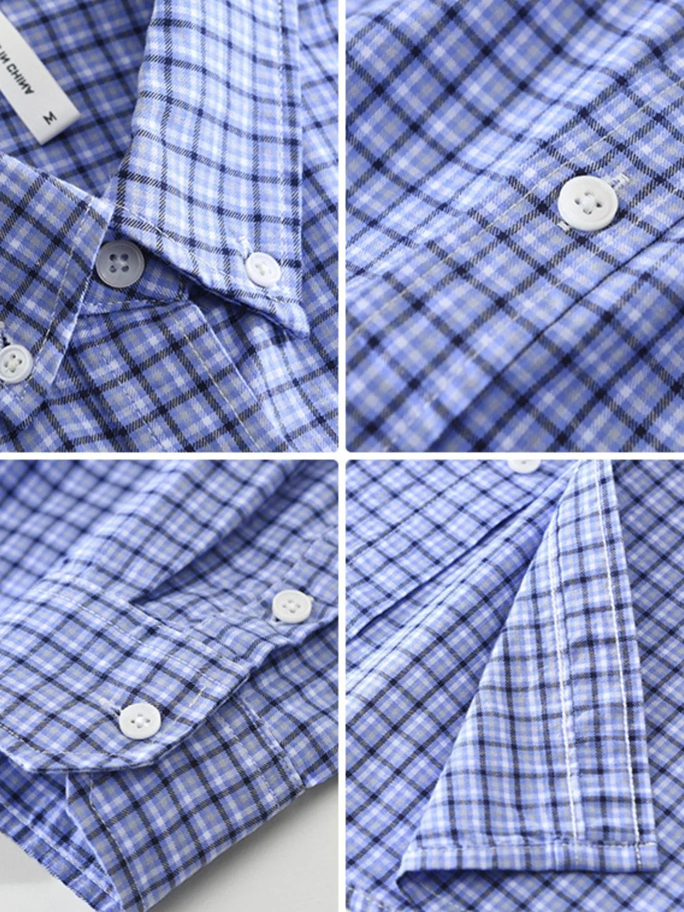 Plaid Button Up Short Sleeve Shirt