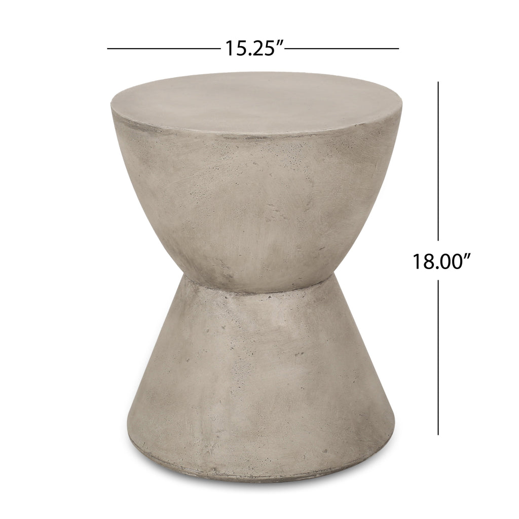 Outdoor MGO Side Table, Light Grey_70883.00