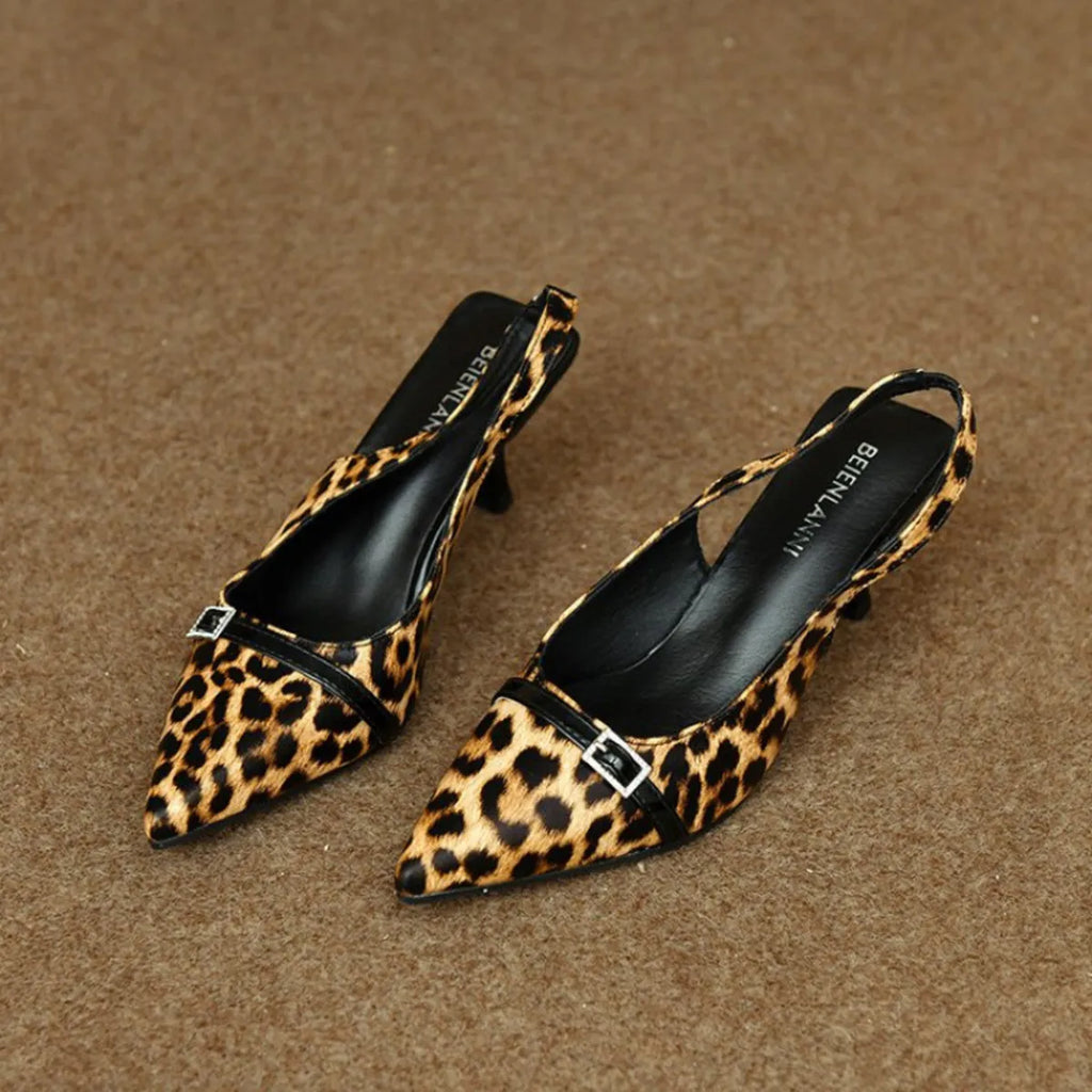 Pointed Toe Slingback Pumps