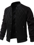 Quilted Snap Down Long Sleeve Jacket