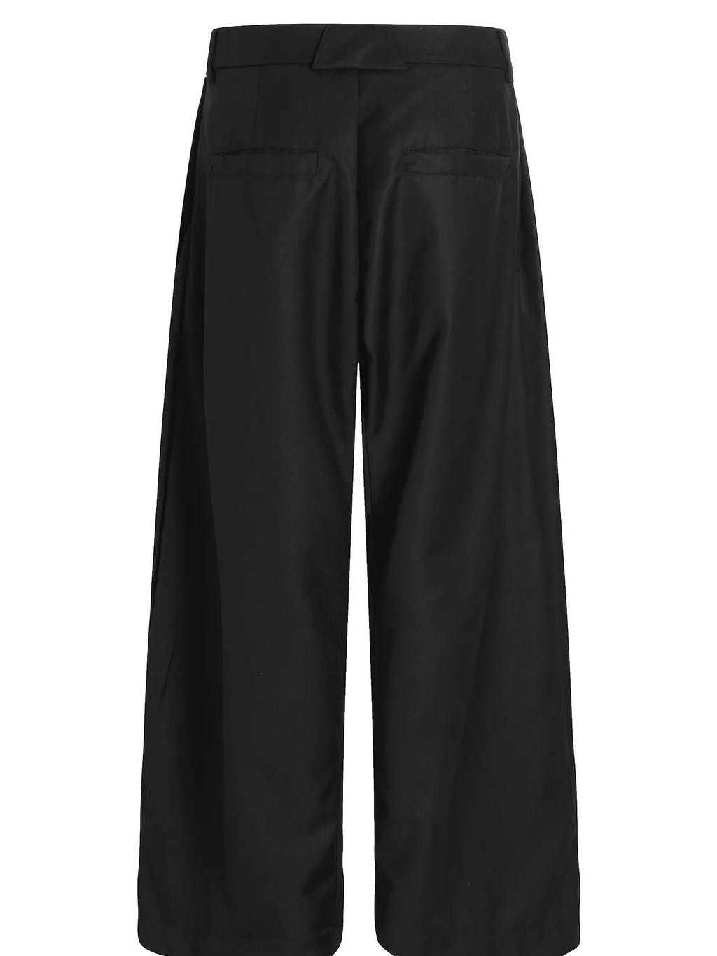Classic Wide-Leg Pleated Pants