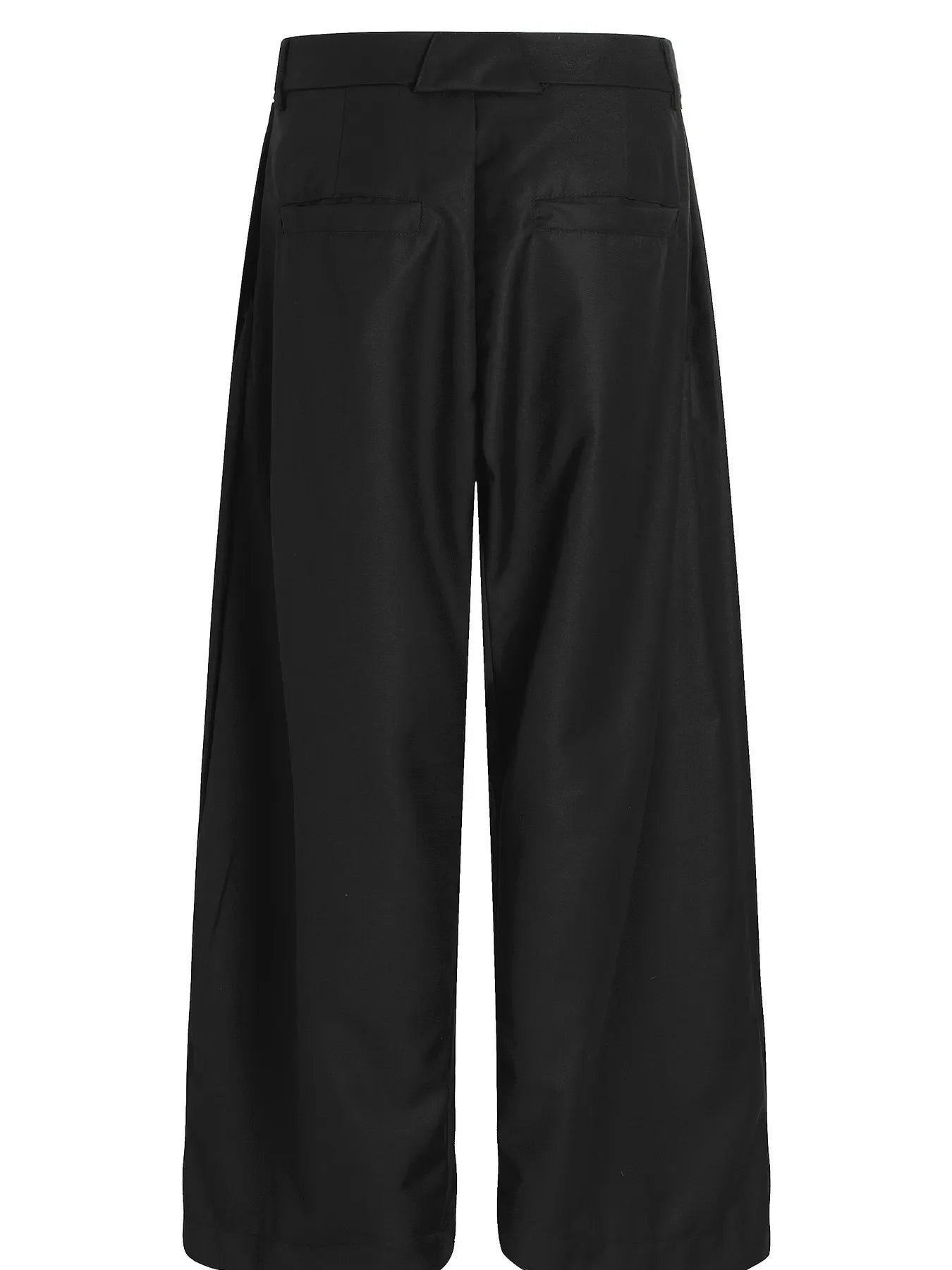Classic Wide-Leg Pleated Pants