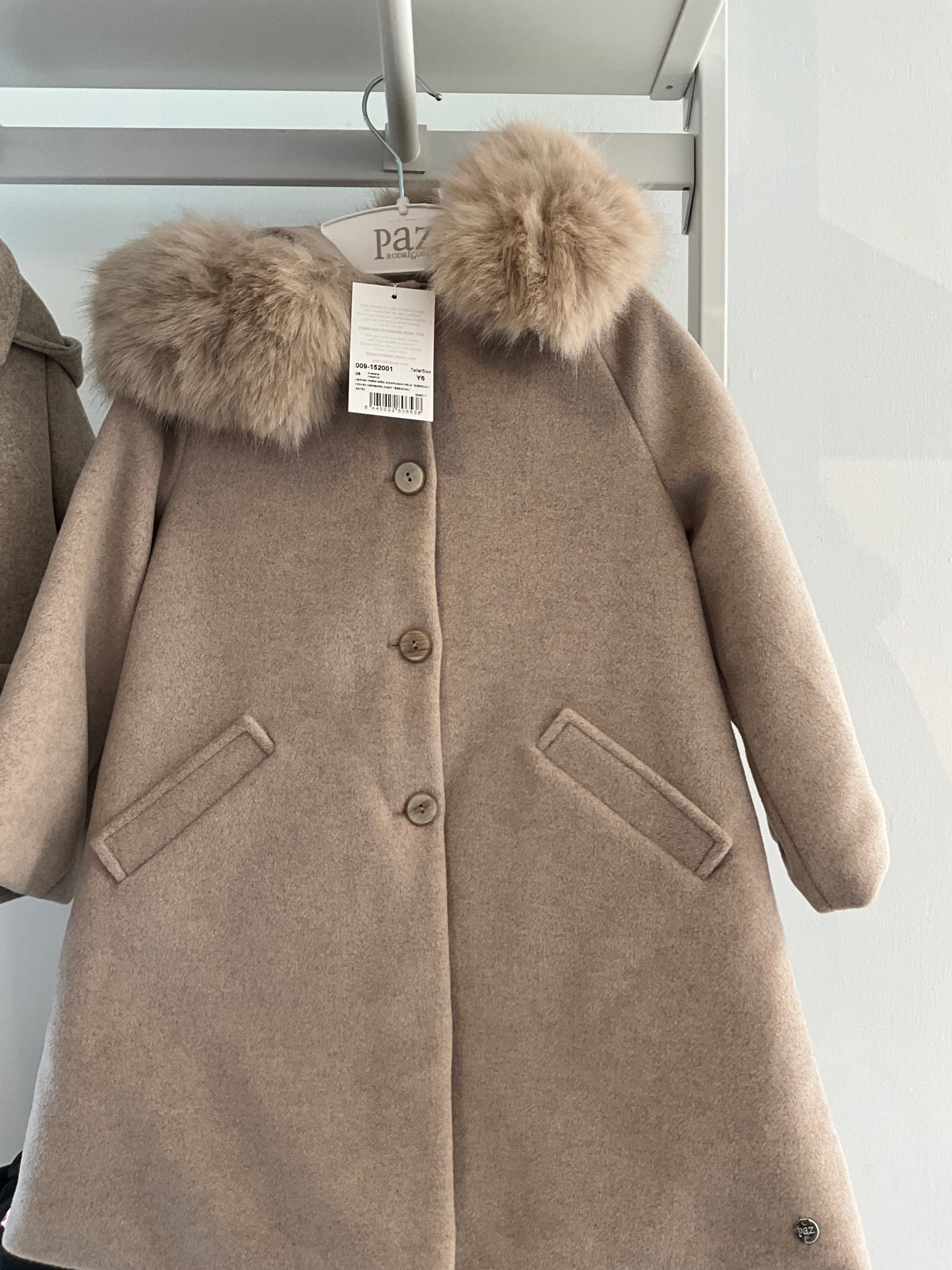 PAZ 009-152001 WOVEN COAT "ESENCIAL"