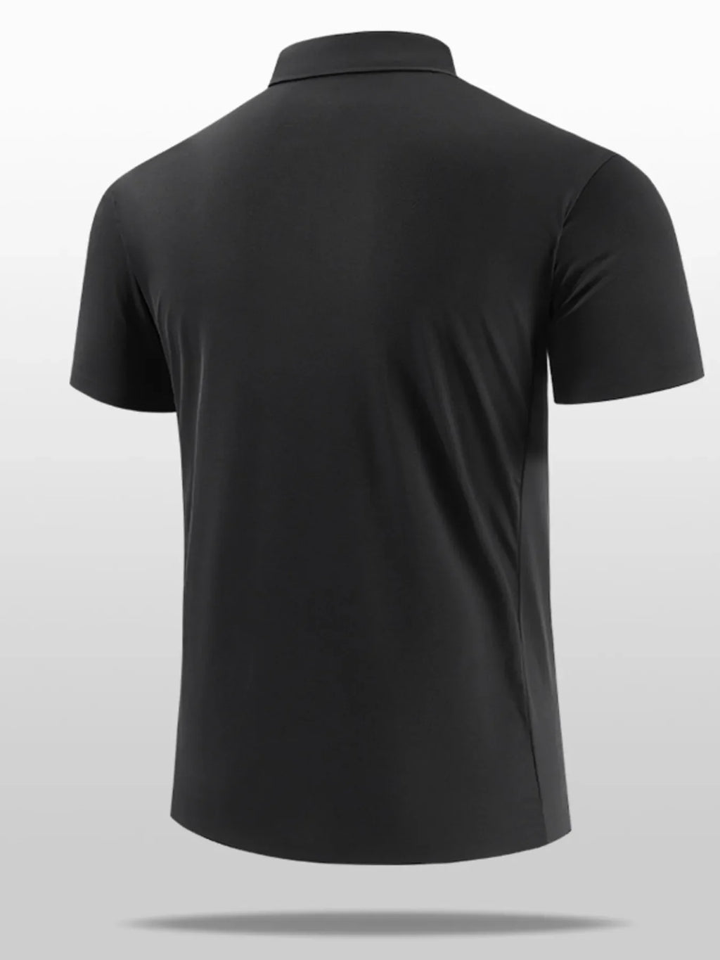 Collared Neck Short Sleeve Polo