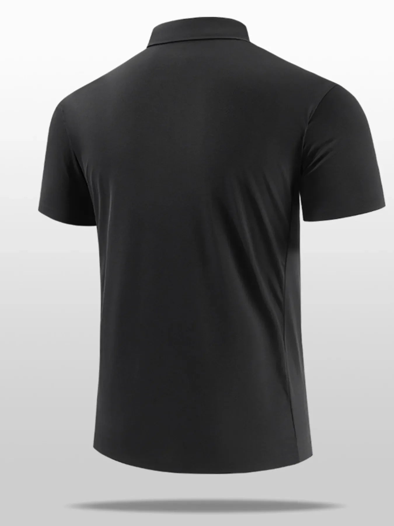 Collared Neck Short Sleeve Polo