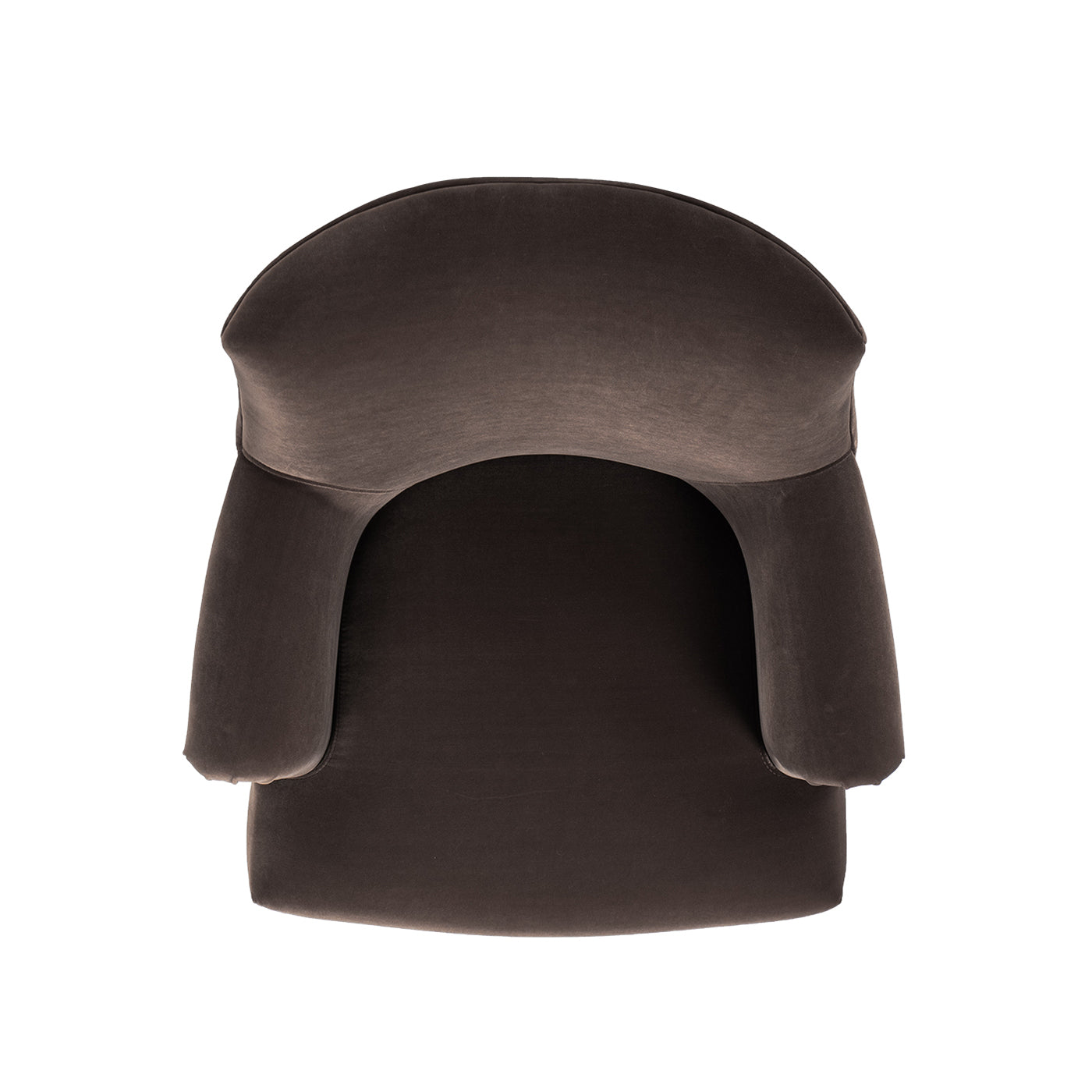 Eloise 30' Pleated Sock Arm Accent Armchair Deep Brown Performance Velvet