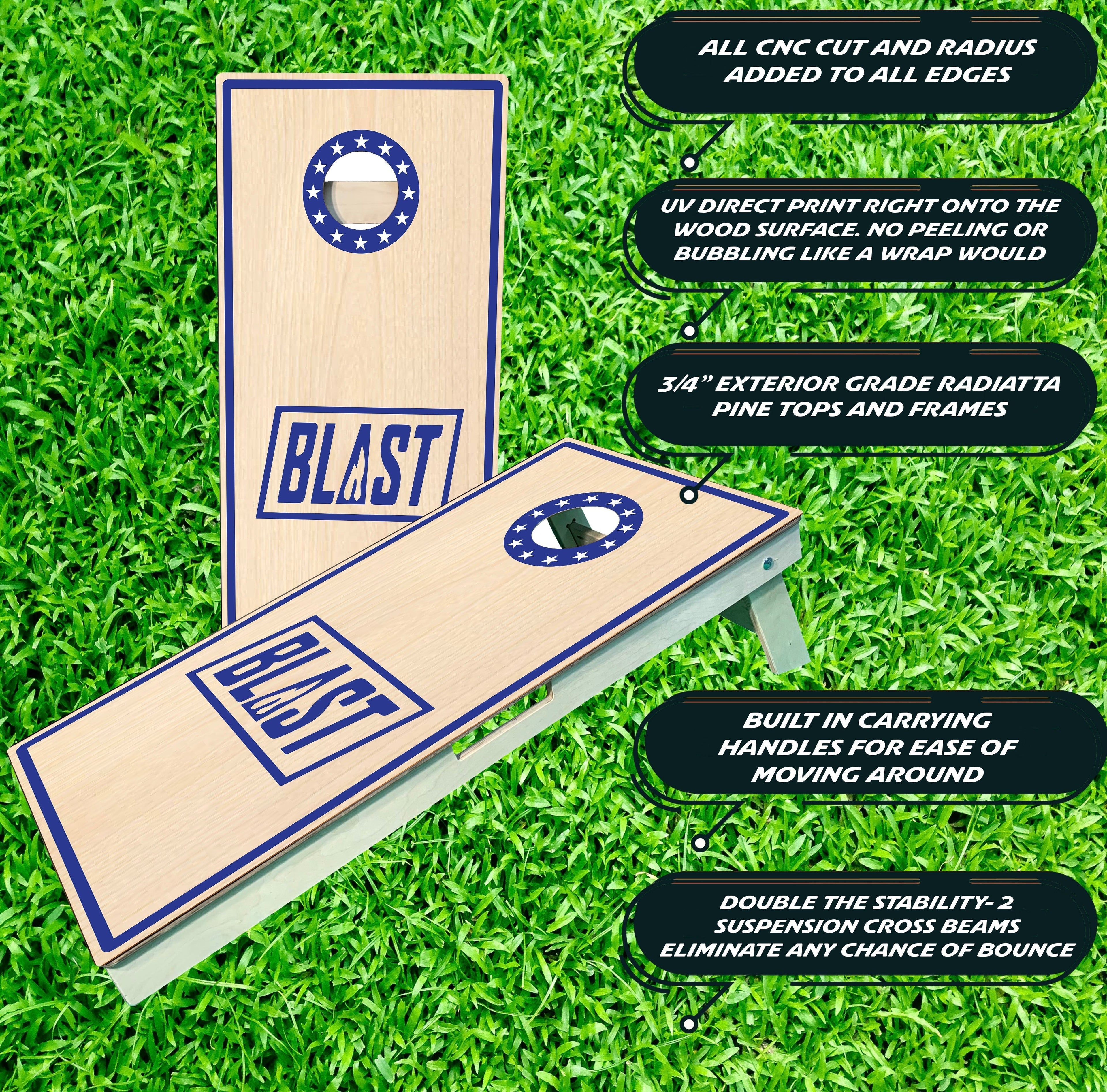 Trout Fishing Cornhole Boards