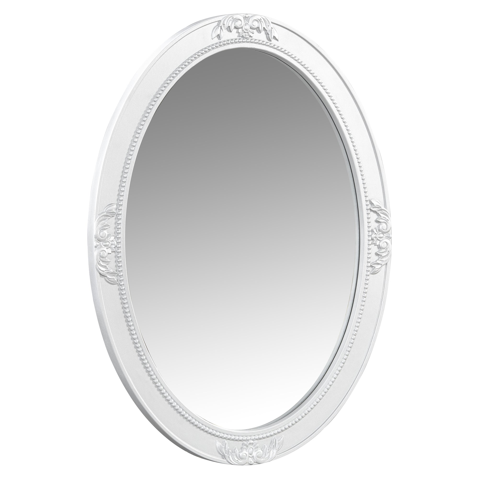 Luxury Makeup Vanity Desk with Oval Mirror, 3-Drawer Dressing Table for Jewelry Storage, Elegant Console Table for Entryway, Living Room & Bedroom, Stylish Home Decor,Silver