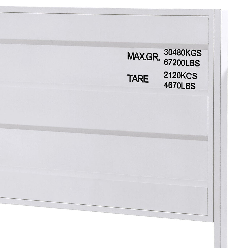 White Twin Platform Bed