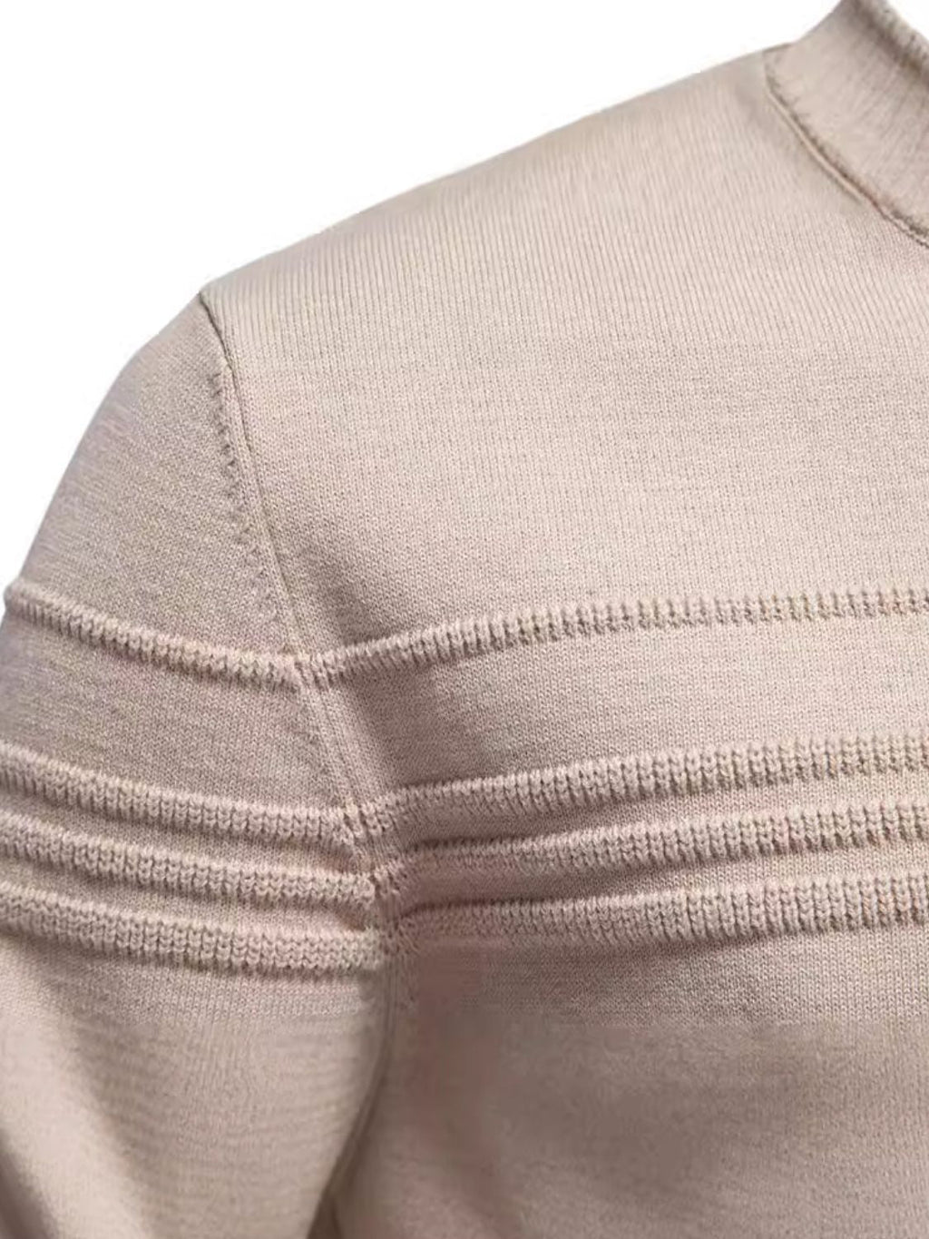 Round Neck Striped Sweater