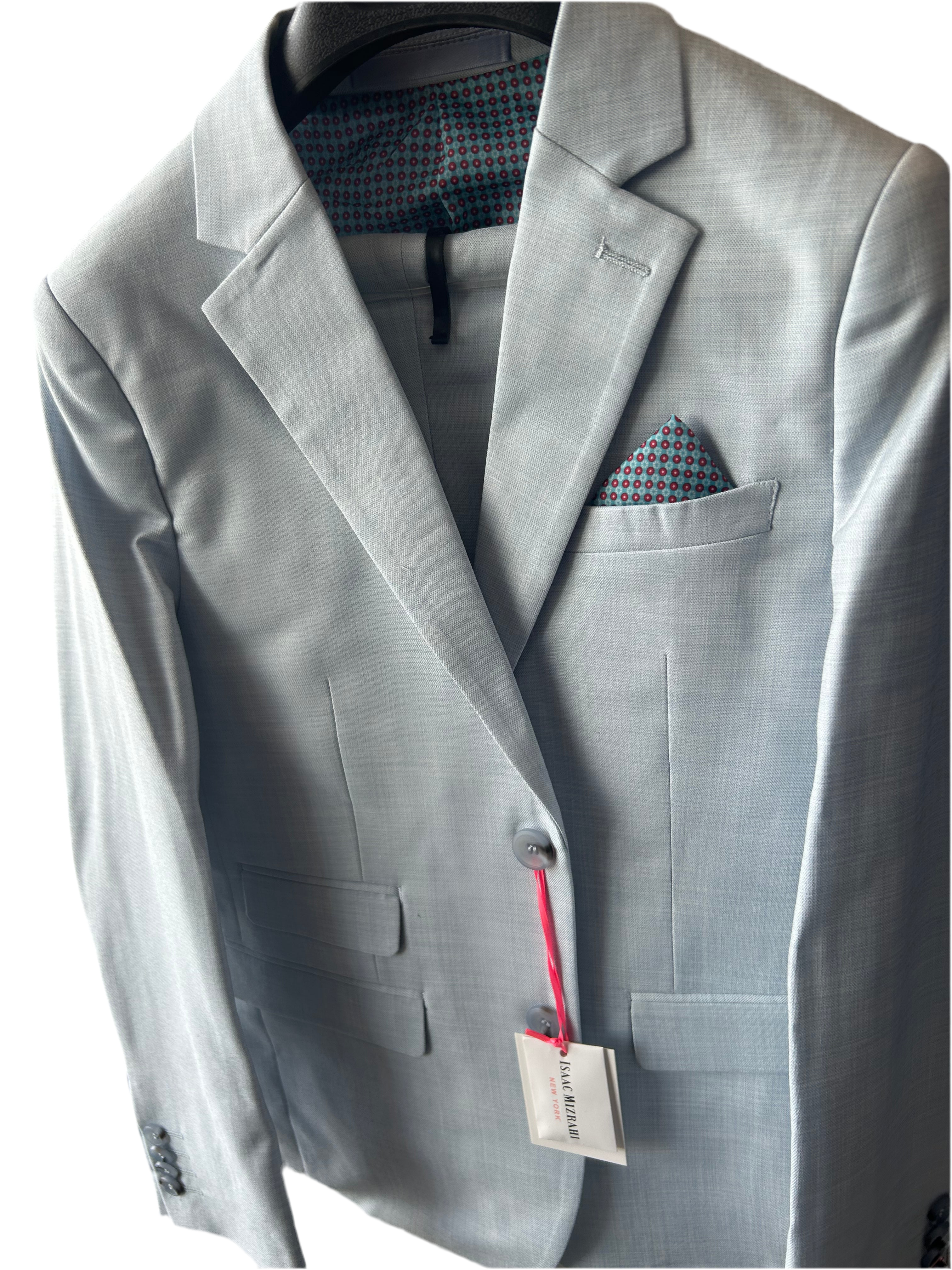 Cloudcloth - Chambray Textured Suit, Mist
