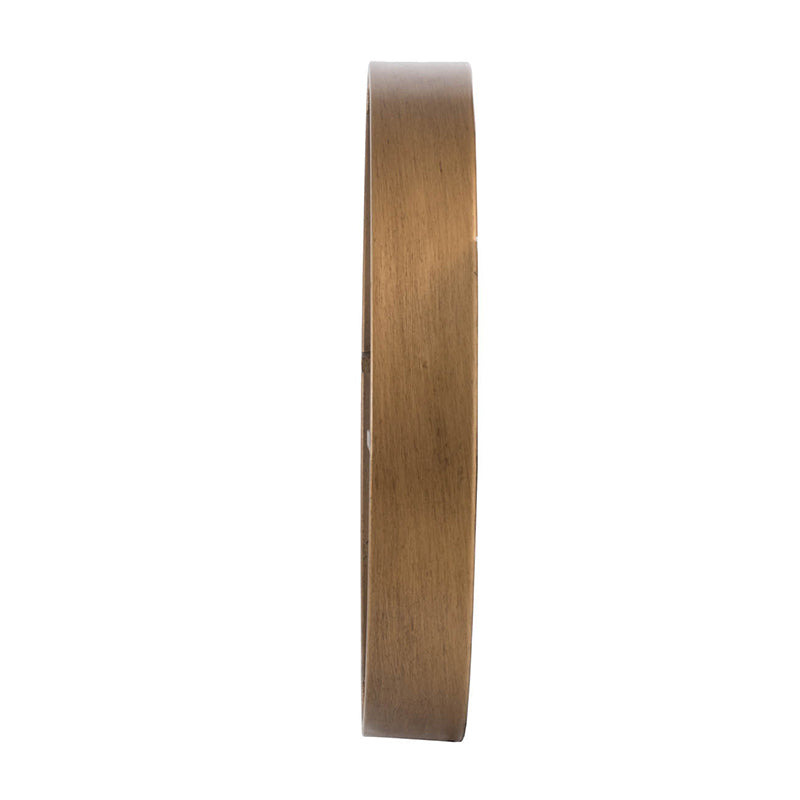D15.7x2.4' Minimalist Mirrored Clock, Gold