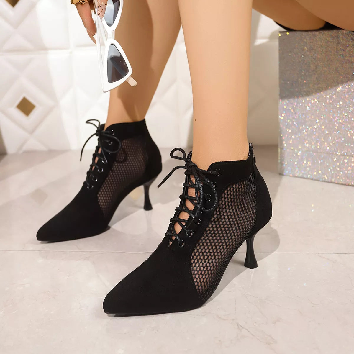Point Toe Stiletto Pumps