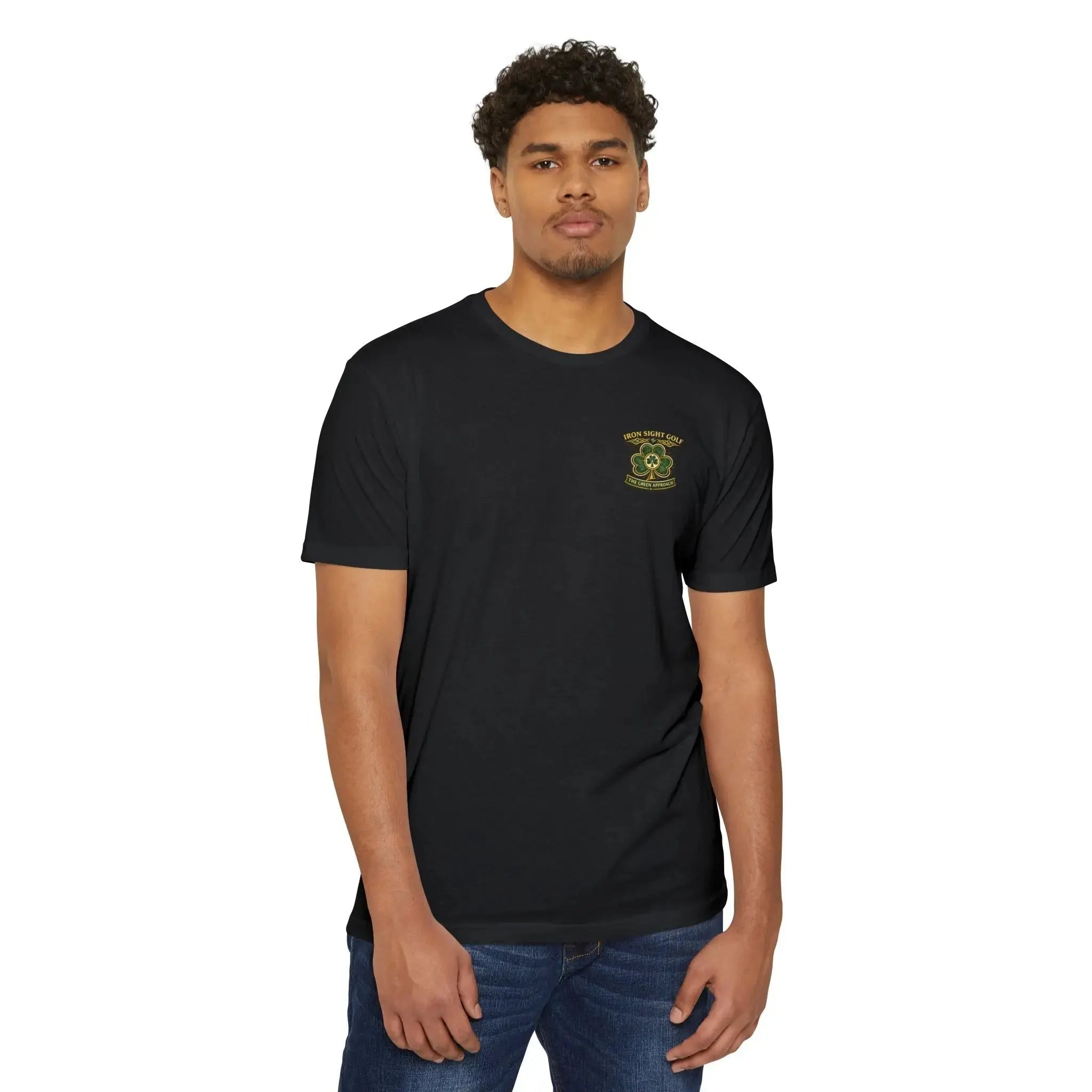 Green Approach Golf T-Shirt — Iron Sight 60/40 Next Level