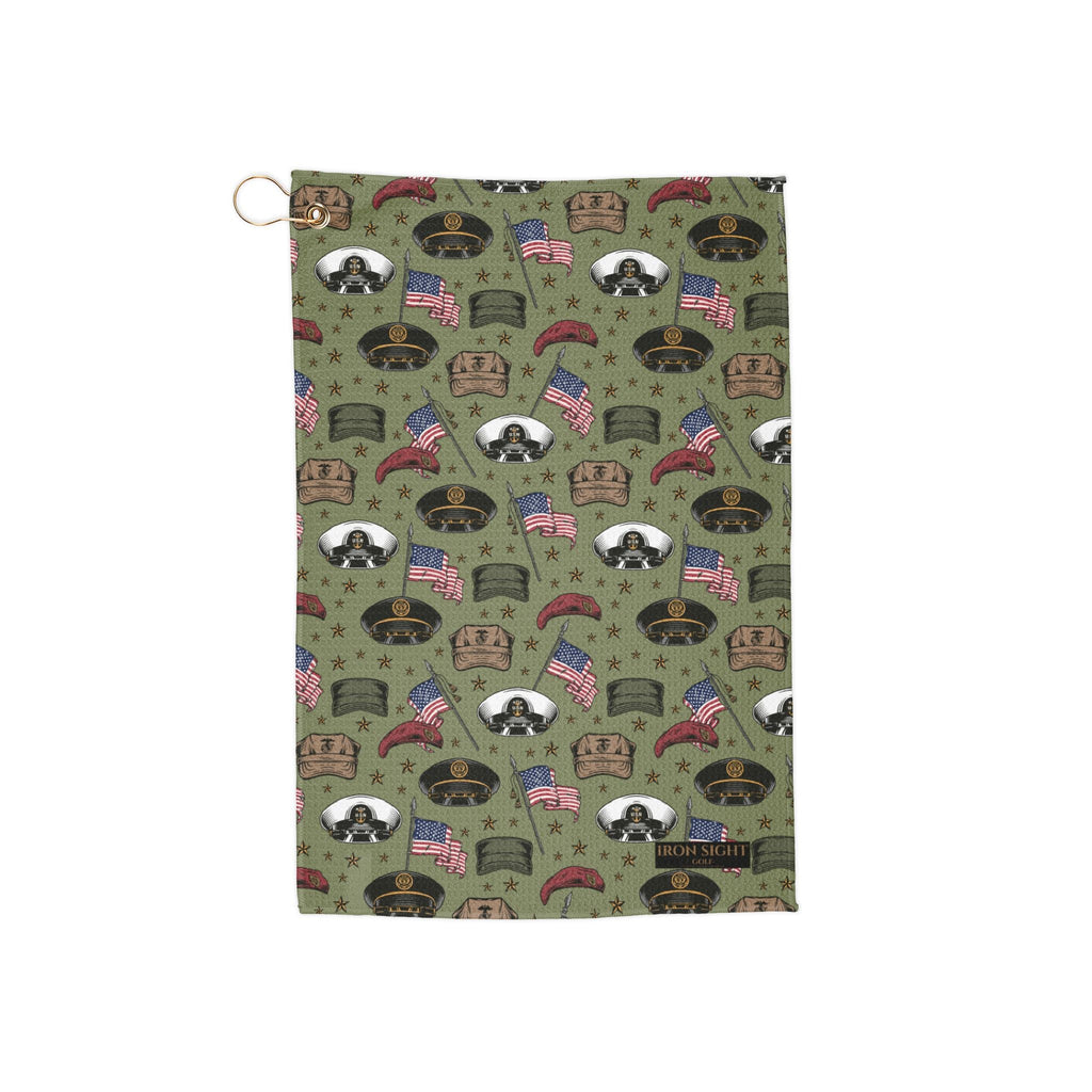 Salute to Veterans Golf Towel - Iron Sight