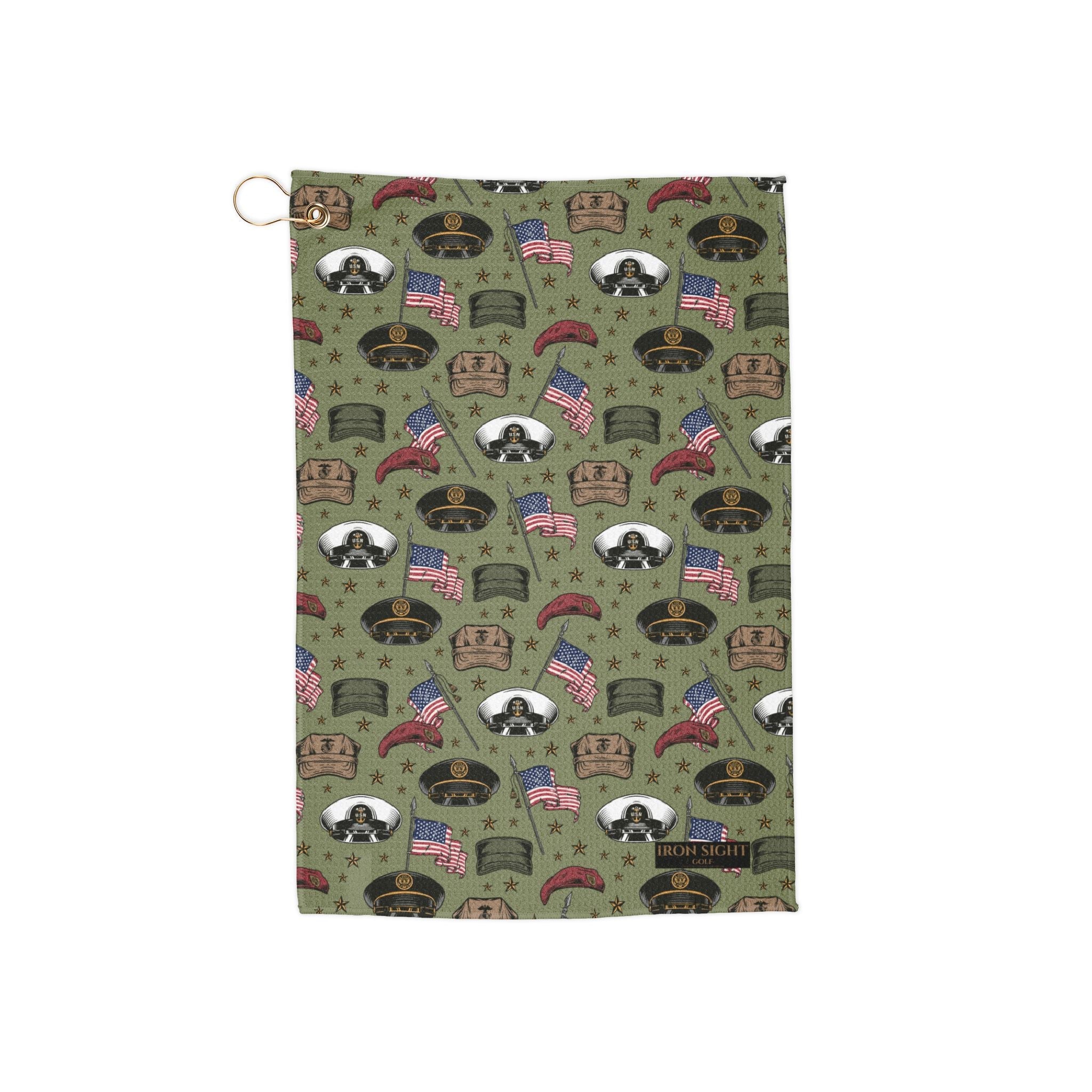 Salute to Veterans Golf Towel - Iron Sight