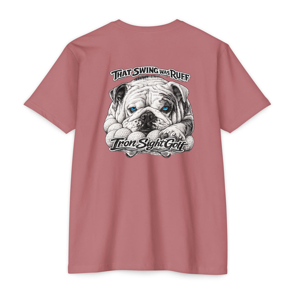 Bulldog Golf T-Shirt — "That Swing Was Ruff" -Iron Sight Golf