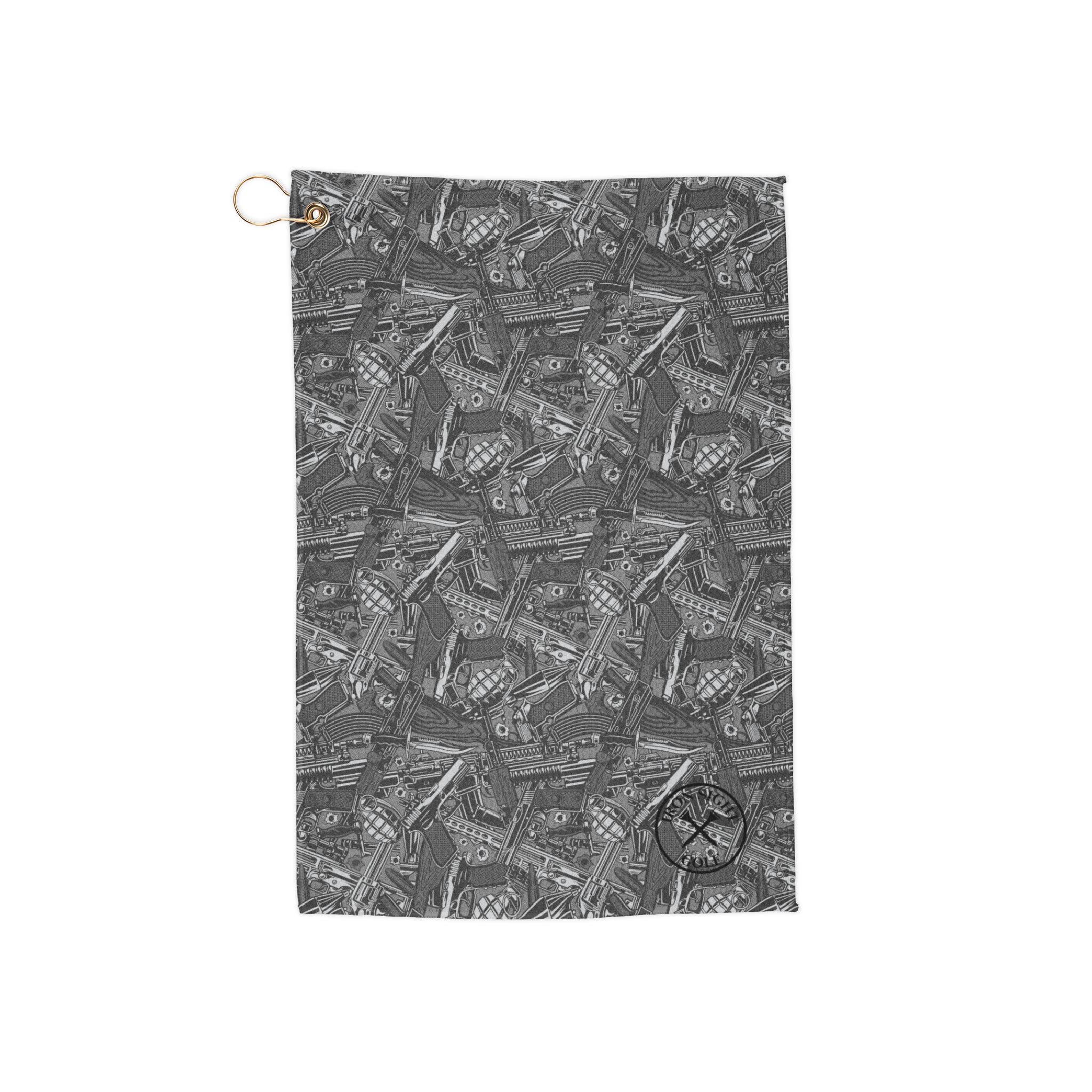 Stay Strapped Microfiber Golf Towel - Iron Sight