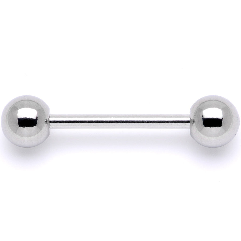 14G Stainless Steel Barbell Tongue Ring 5/8 6mm