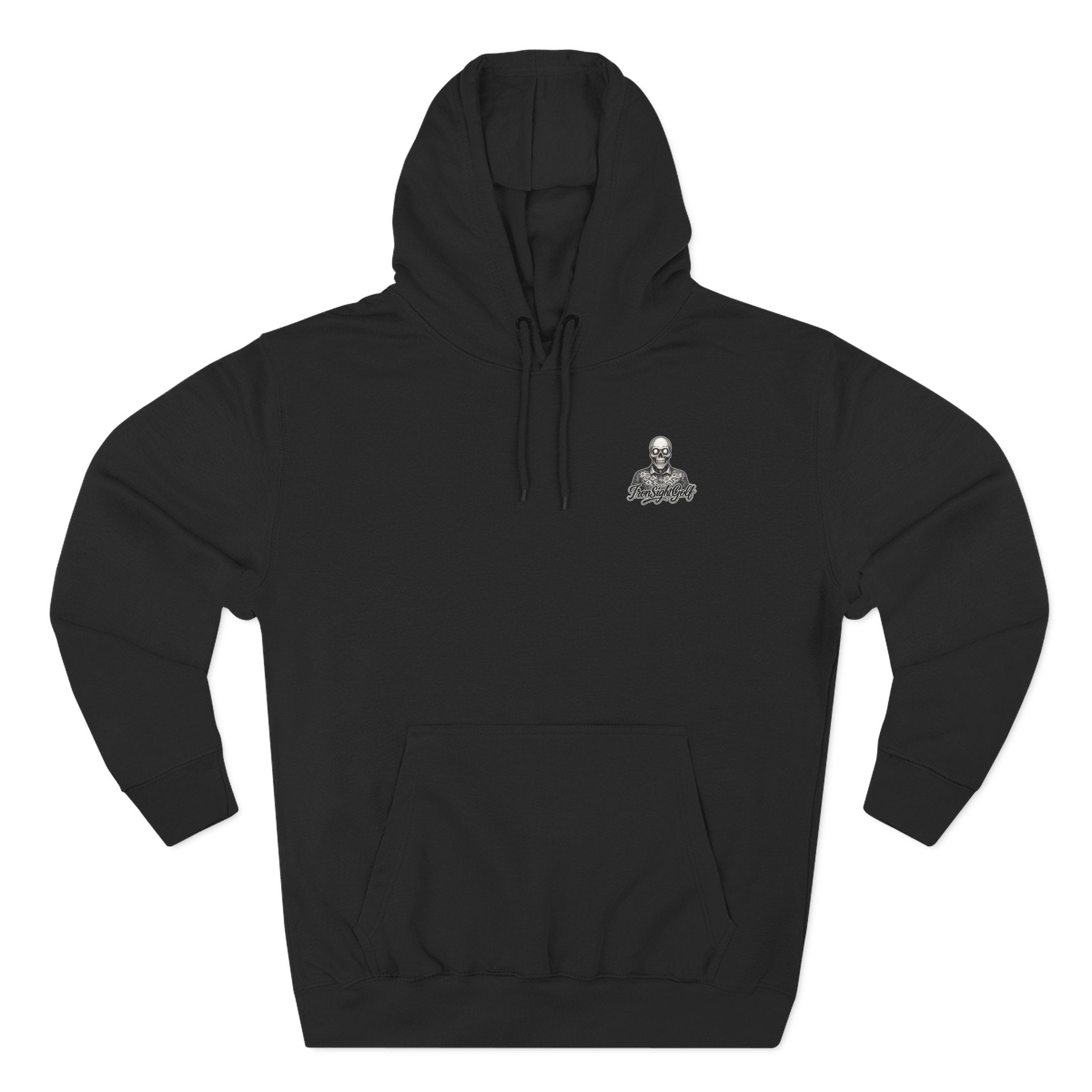 Dead Straight or Die Trying Skull Hoodie — Iron Sight Graphic