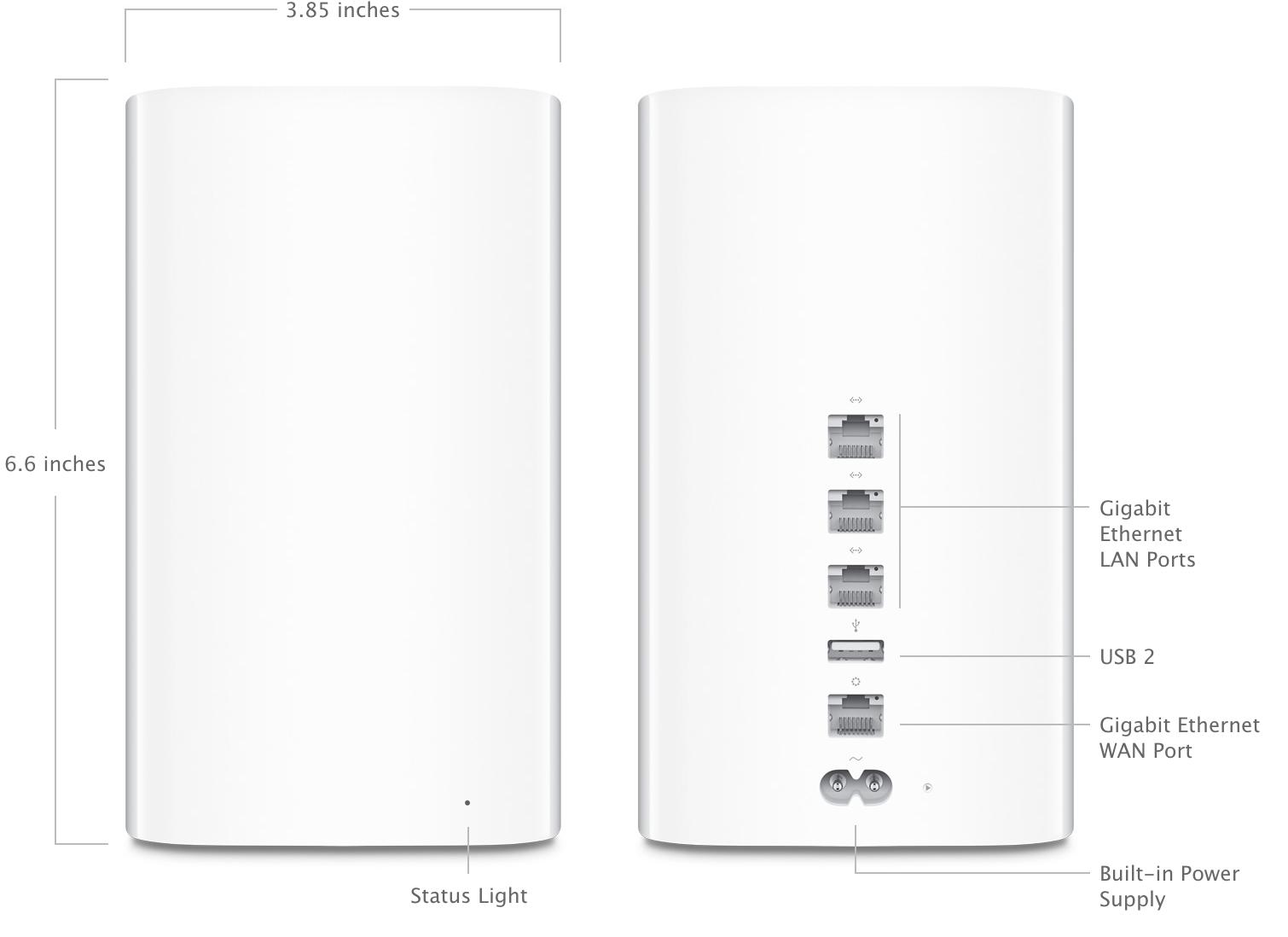 AirPort Extreme 802.11ac Extreme Base Station (6th Gen) (A1521)