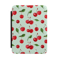 Cherry on Mint Kindle Paperwhite Case | Retro Fruit E-Reader Cover