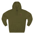 Marine Devil Dog Golf Hoodie — USMC Bulldog with Drill Instructor Hat