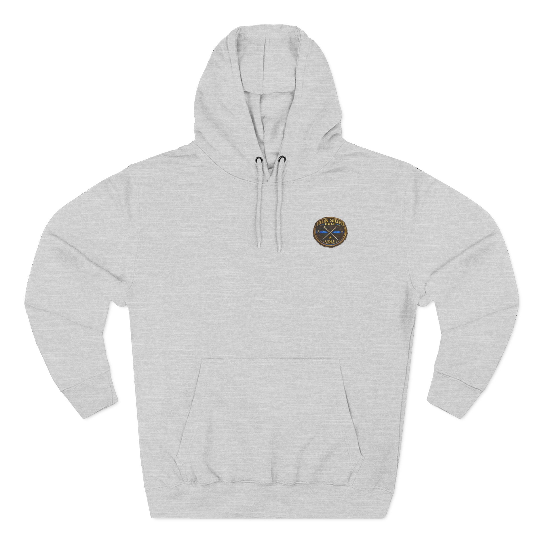 Turf War Hoodie — 'Iron Sight Golf' Urban Golf Officer Graphic Hoodie