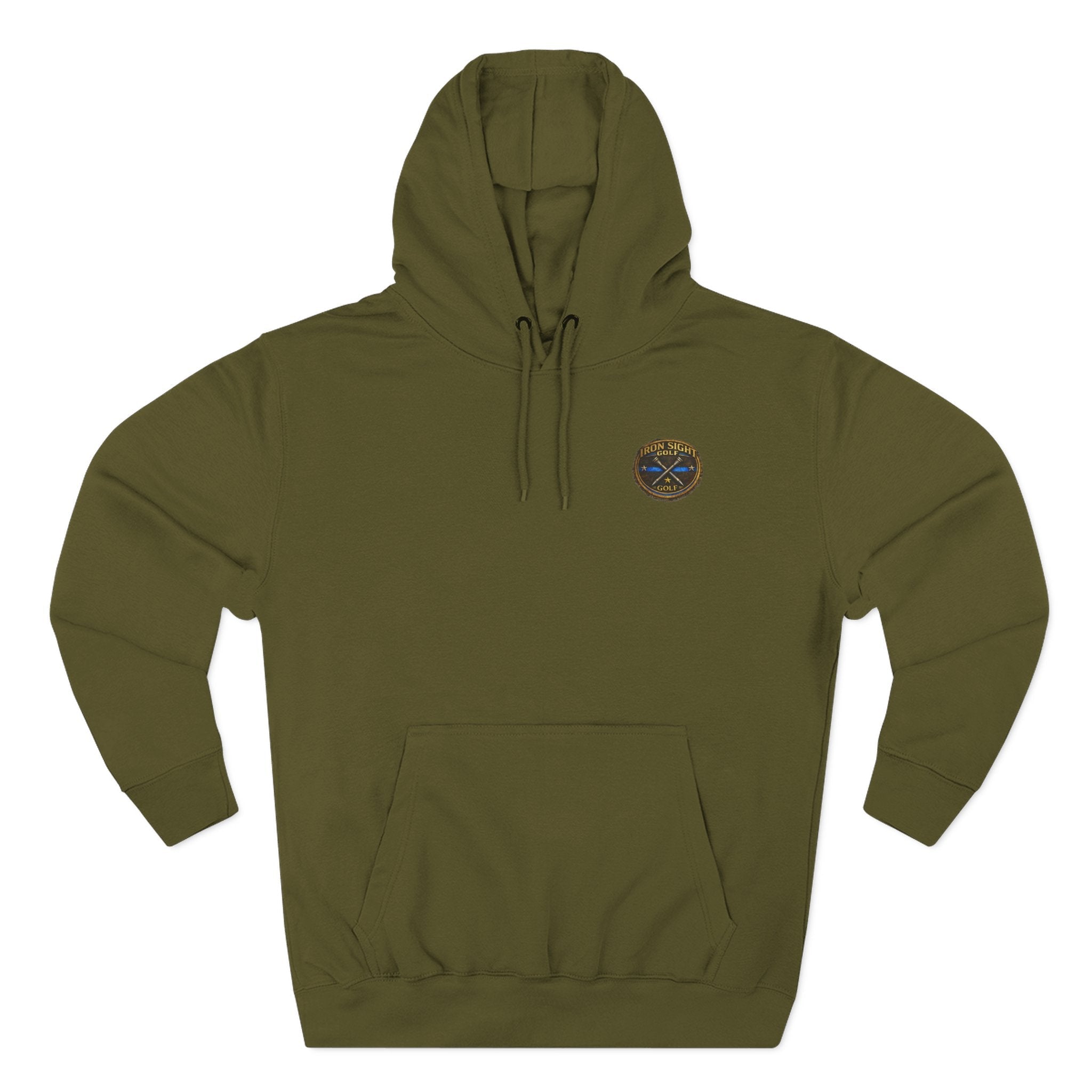 Turf War Hoodie — 'Iron Sight Golf' Urban Golf Officer Graphic Hoodie