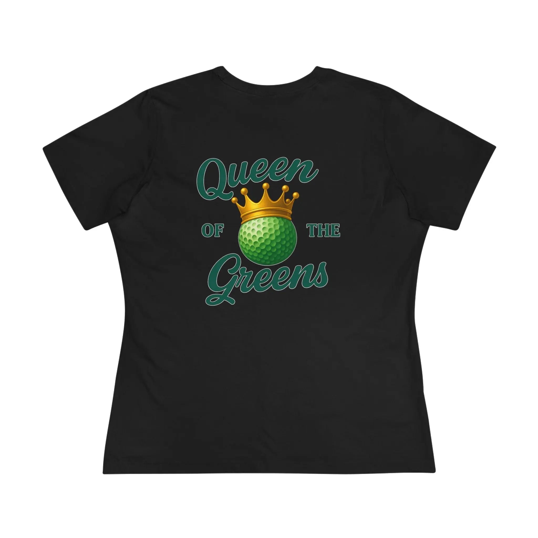 Queen of the Greens Golf Women's Tee — Crowned Golf Ball Design