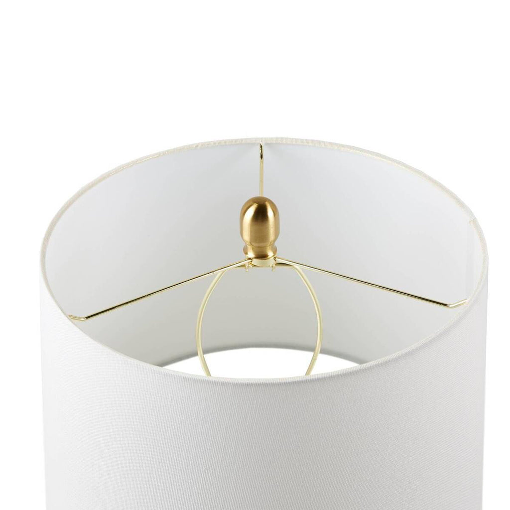 Faceted Green Glass Table Lamp Green See below