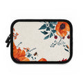 Orange Poppy Laptop Sleeve | Vibrant Watercolor Botanical Tech Cover