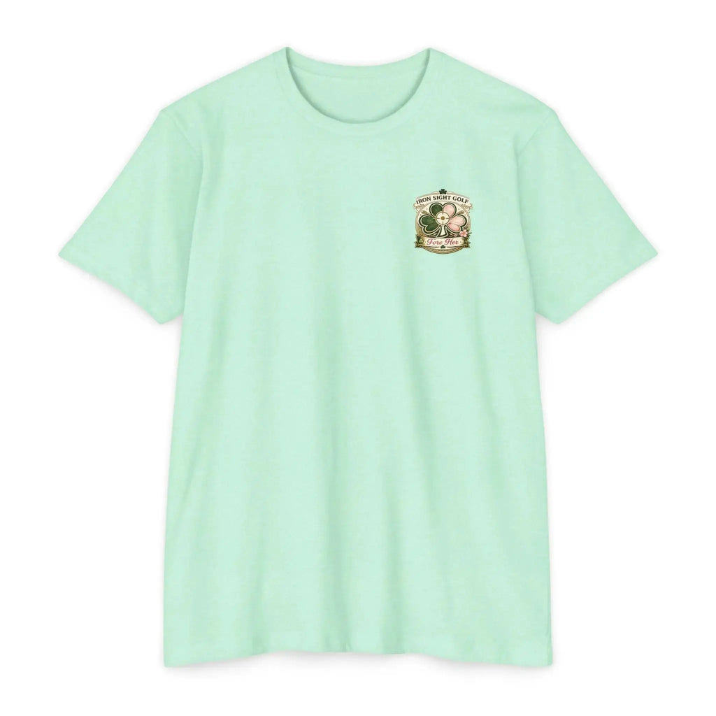 Fore Her Luck Golf Tee - Iron Sight 60/40 Next Level T-Shirt