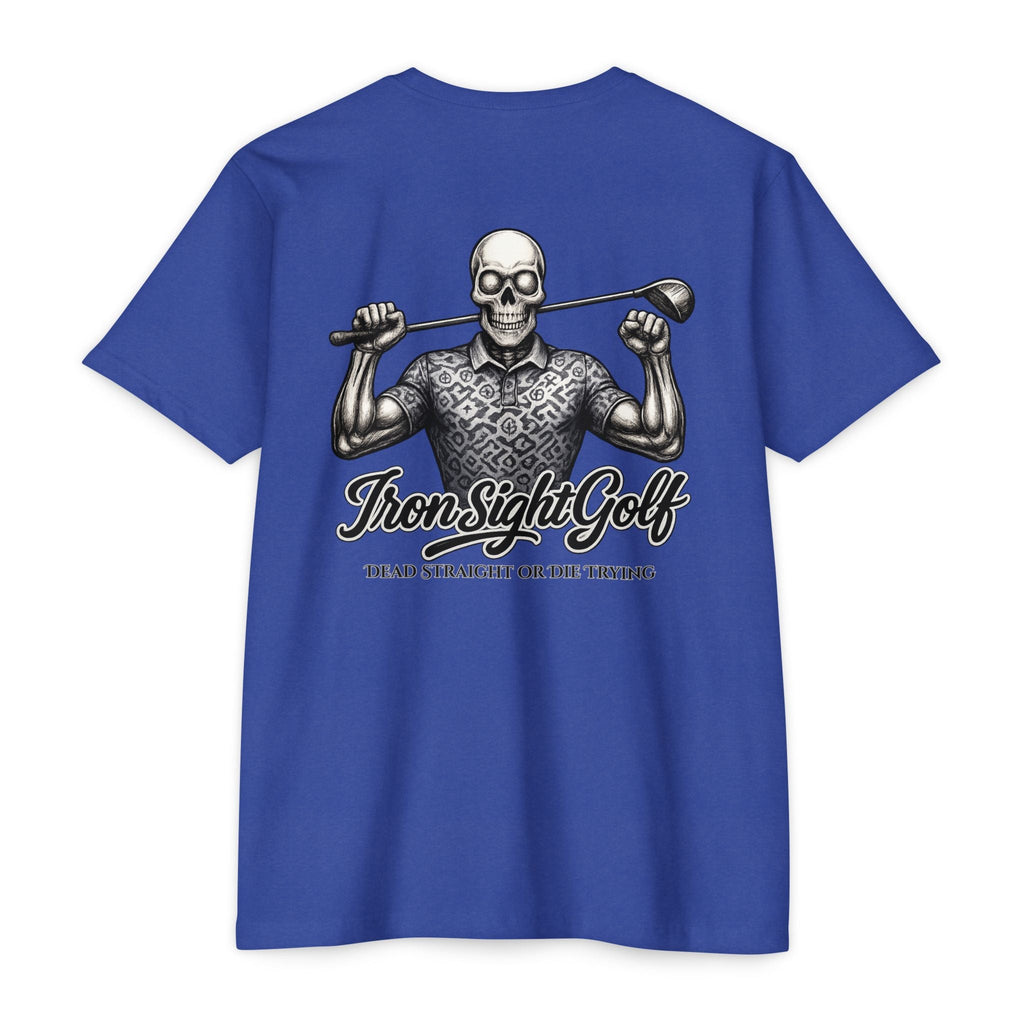 Dead Straight or Die Trying Skull T-Shirt — Iron Sight Graphic