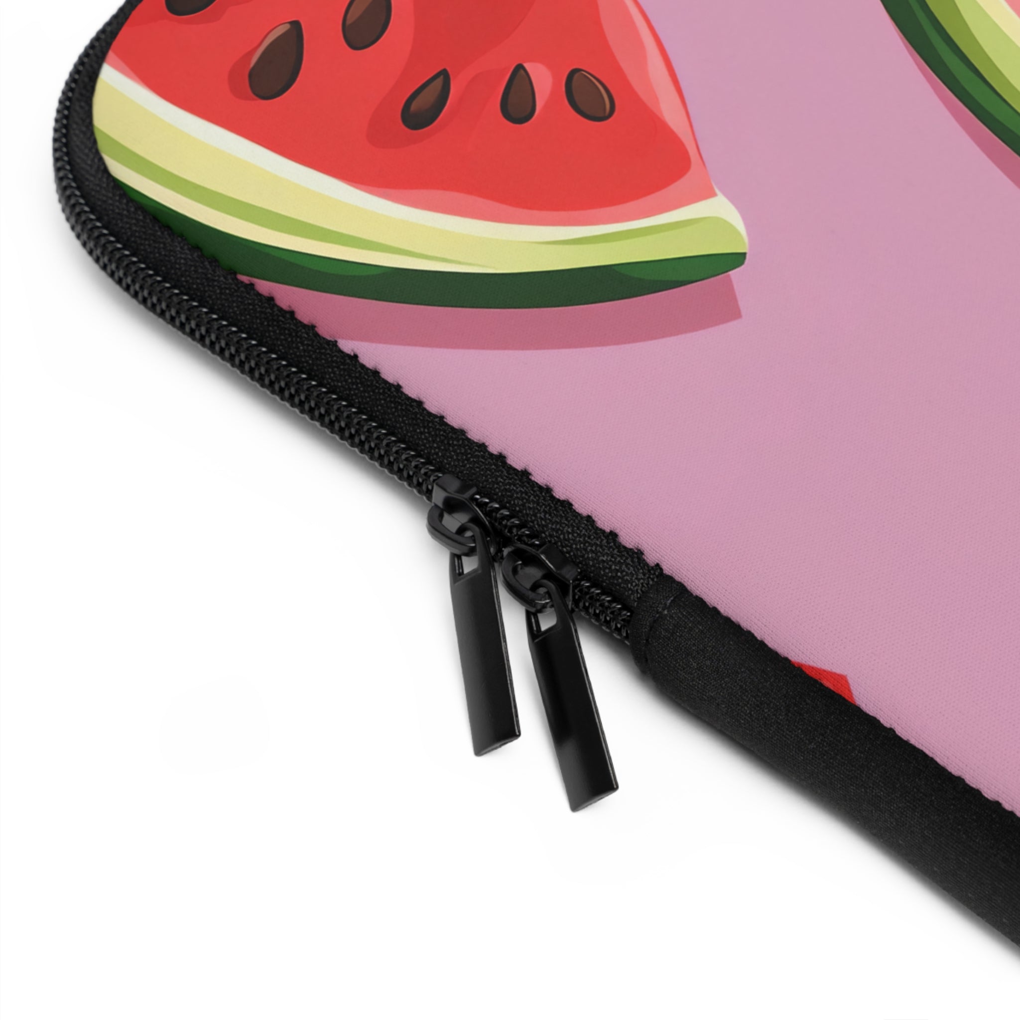 Pink Watermelon Laptop Sleeve | Summer Fruit Tech Cover for Beach Readers