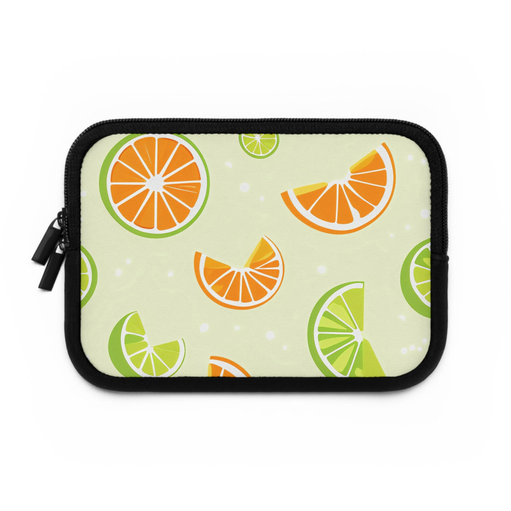Orange Lime Citrus Laptop Sleeve | Summer Fruit Tech Cover