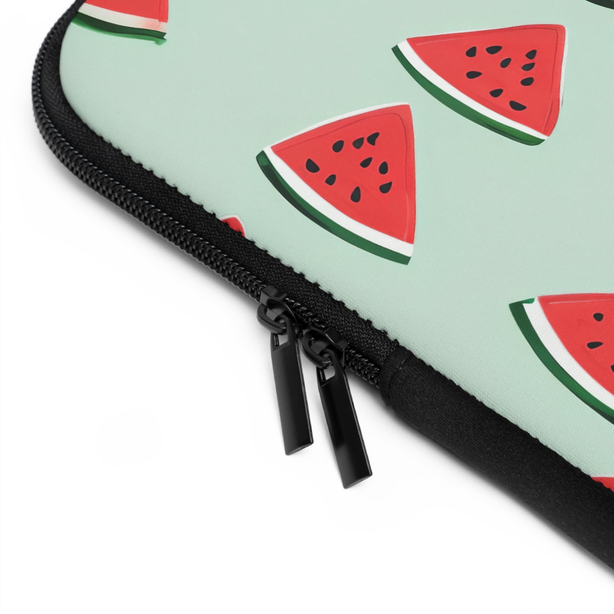Watermelon Mint Laptop Sleeve | Summer Fruit Tech Cover for Beach Days