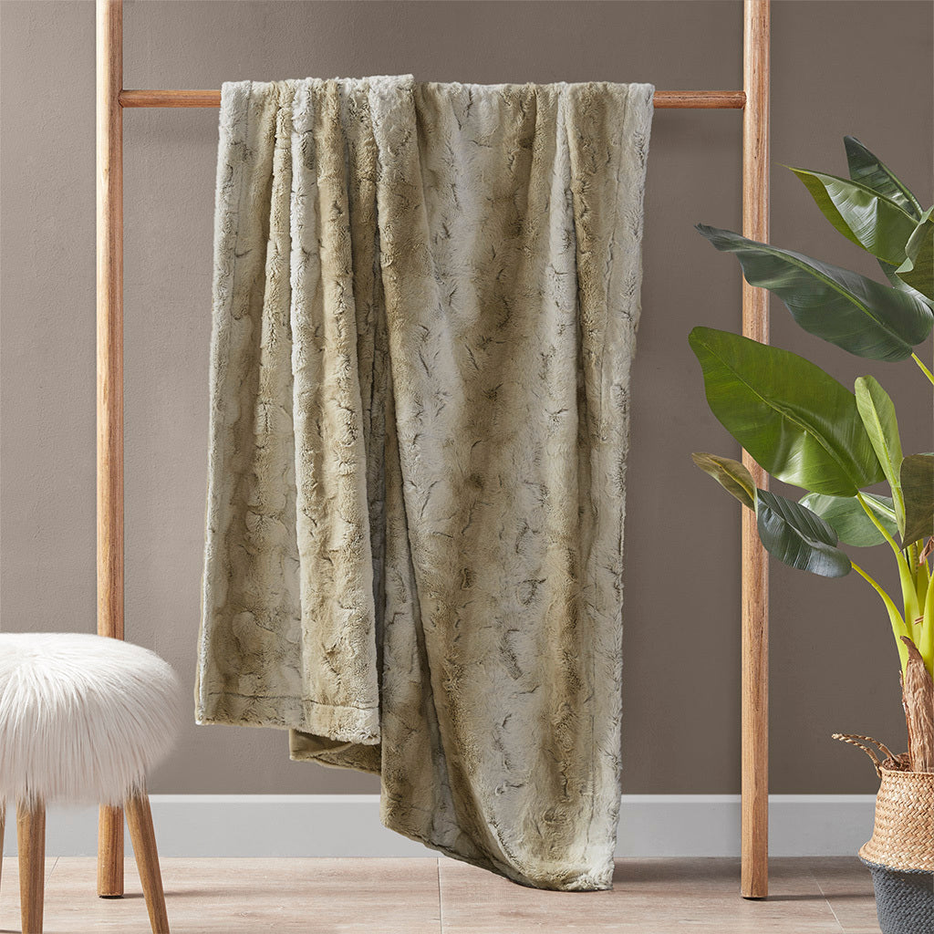 Oversized Faux Fur Throw