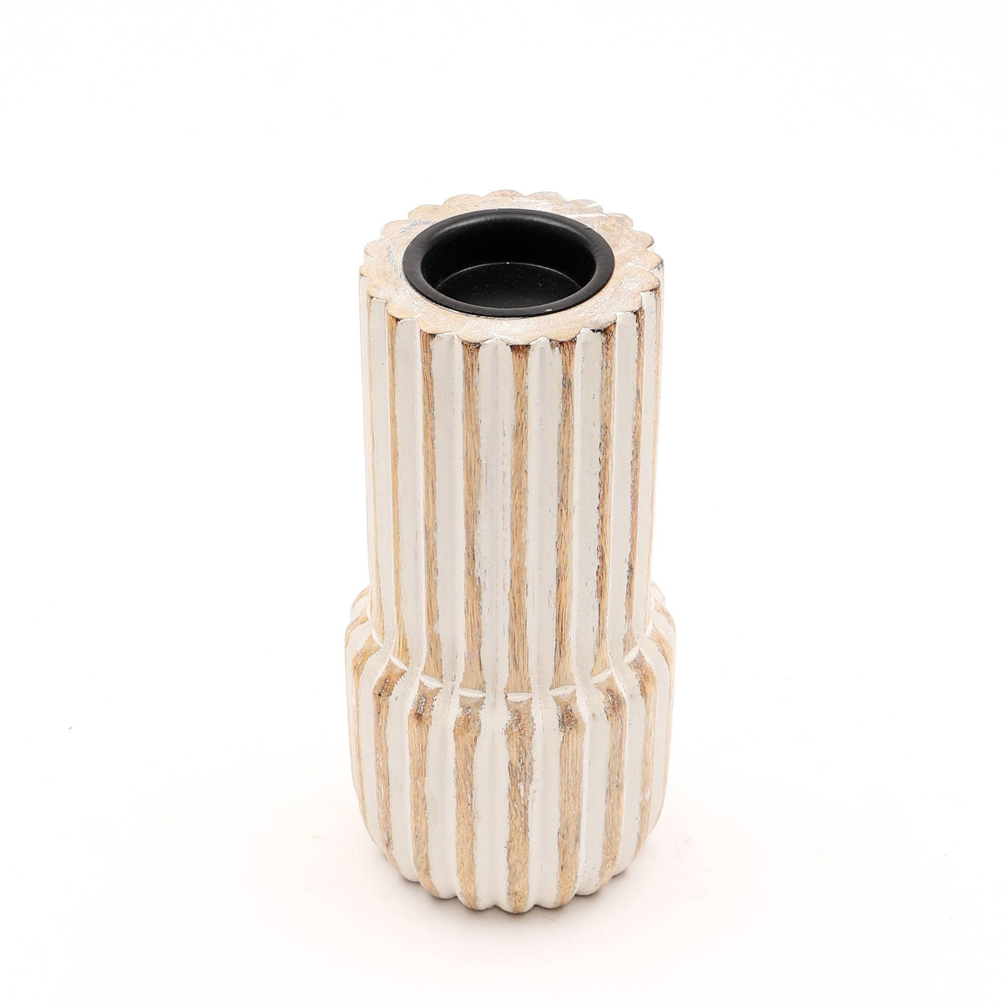 Decorative Wooden Centerpiece Candle Holder- 4x6'– Elegant Candle Stand for Any Occasion