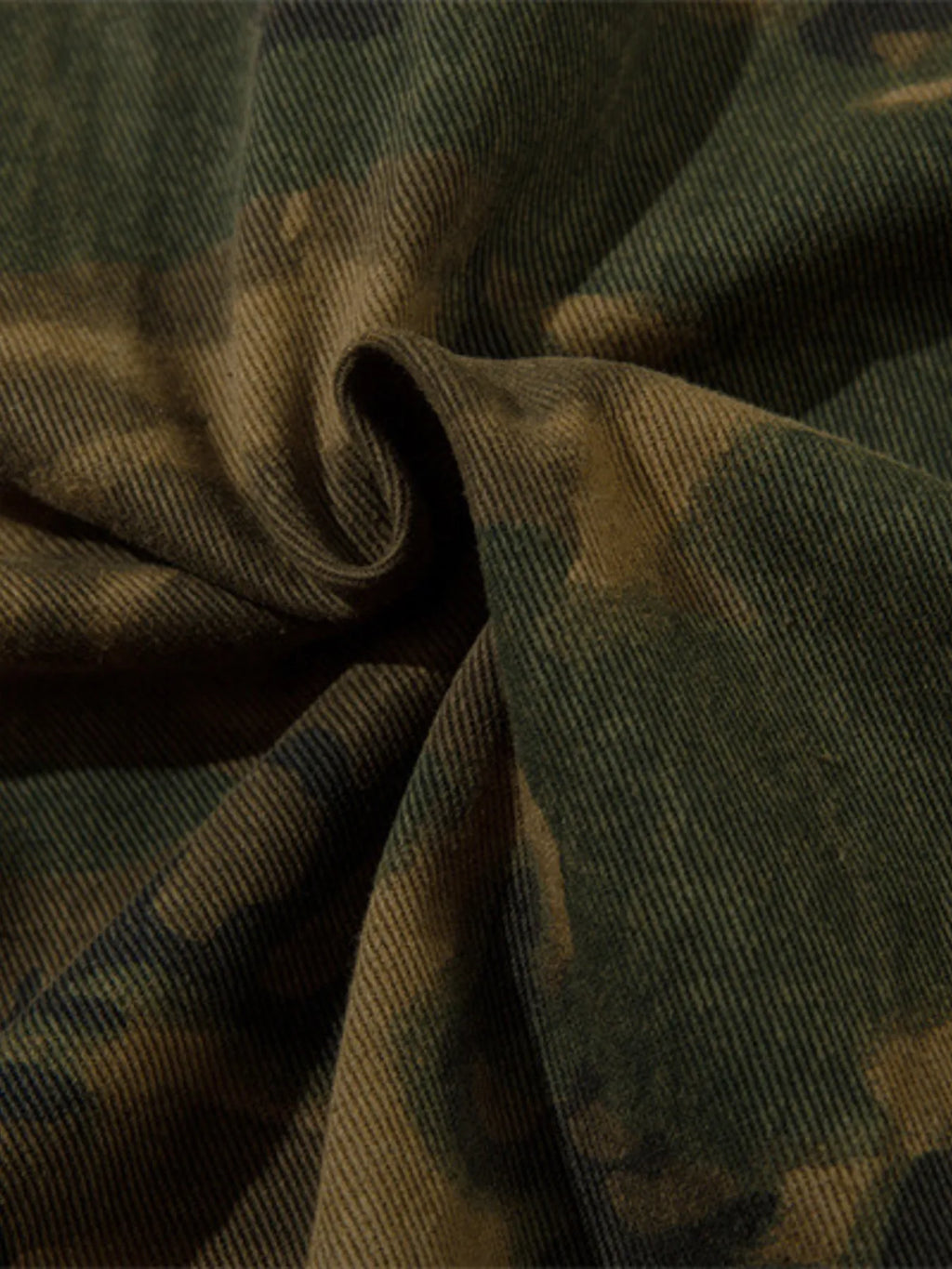 Camouflage Zip Up Hooded Windbreaker Jacket