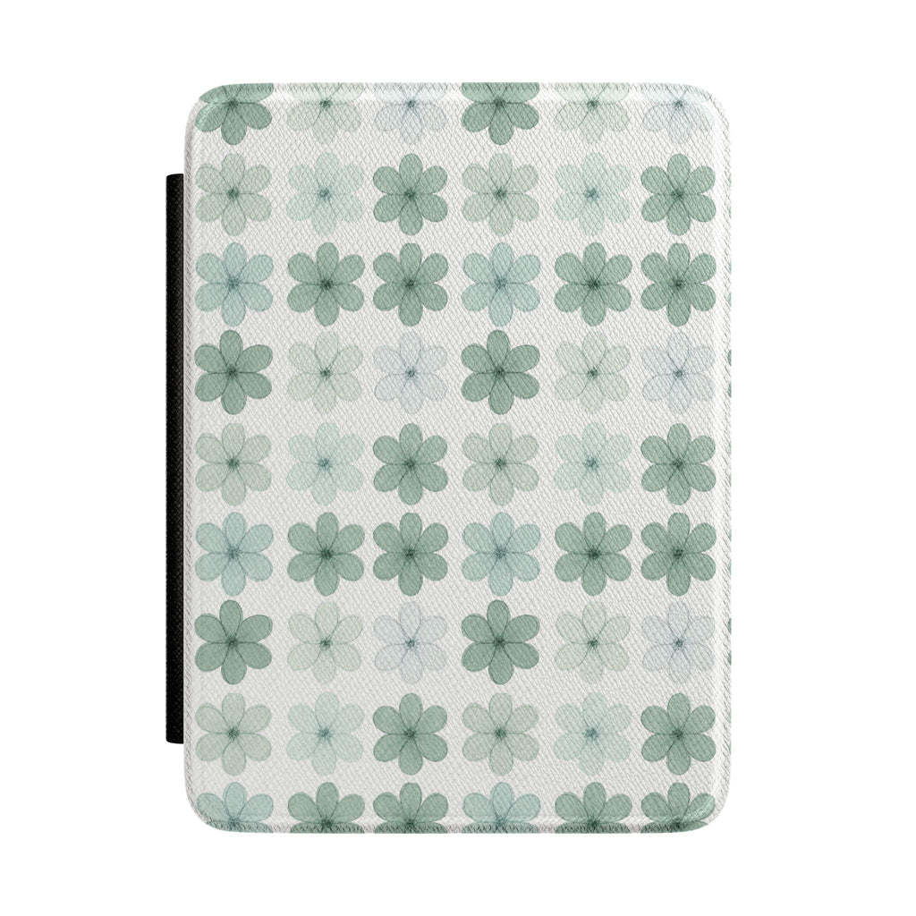 Mint Green Floral Kindle Paperwhite Case | Botanical E-Reader Cover