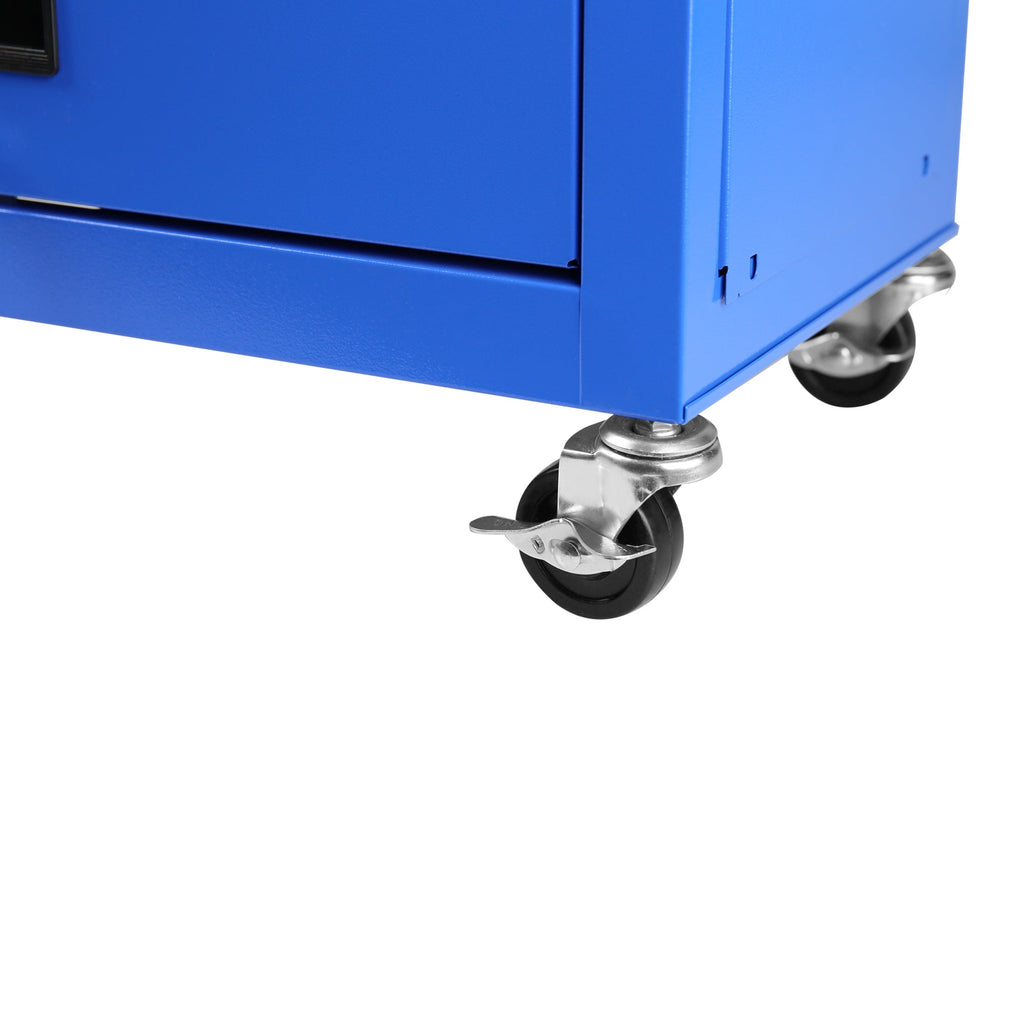 Rolling Tool Chest with Wheels and 8 Drawers, Detachable Large Tool Cabinet with Lock for Garage, Locking Mechanic Tool Cart with Black Liner for Warehouse, Workshop, High Capacity