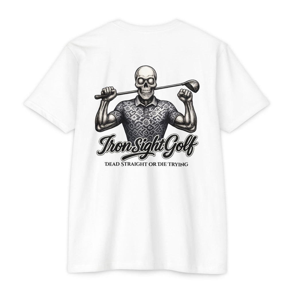 Dead Straight or Die Trying Skull T-Shirt — Iron Sight Graphic
