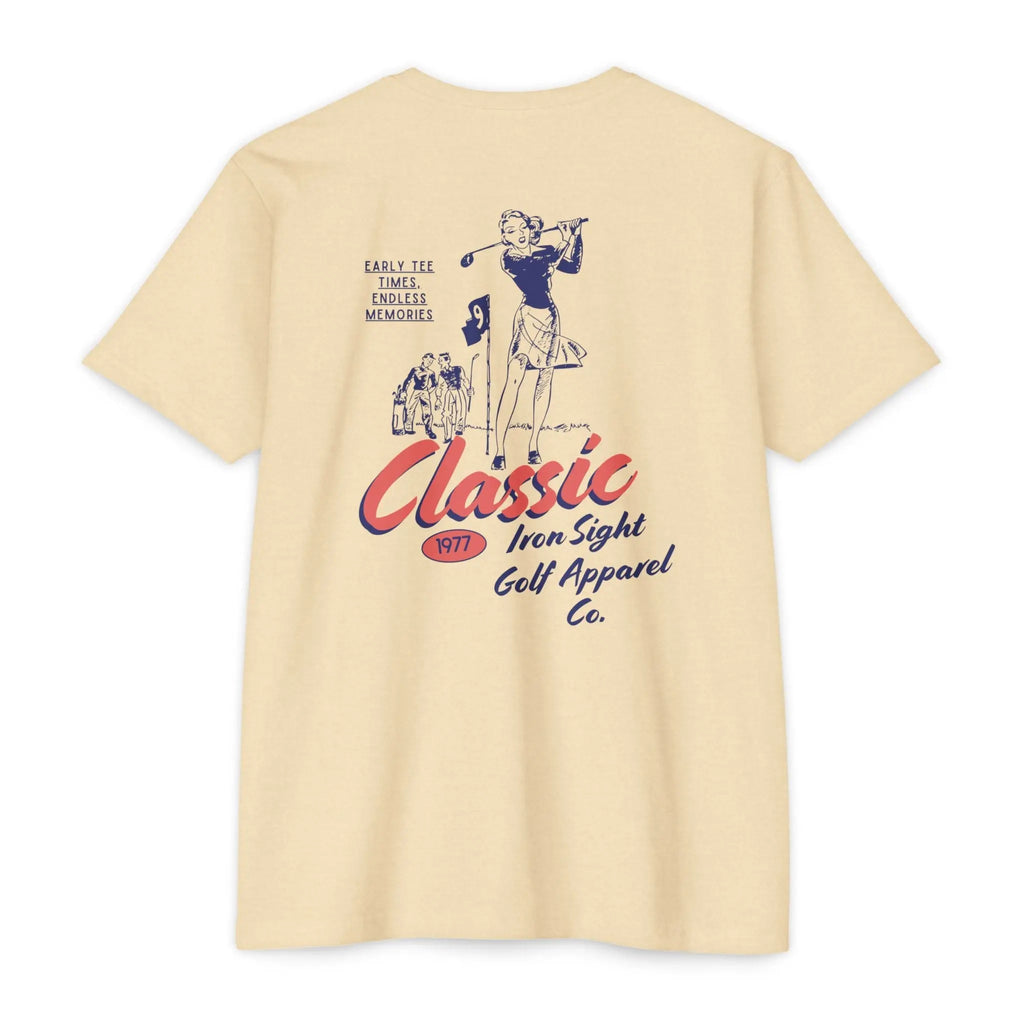 1977 Iron Sight Golf Tee — Vintage Golf T-Shirt