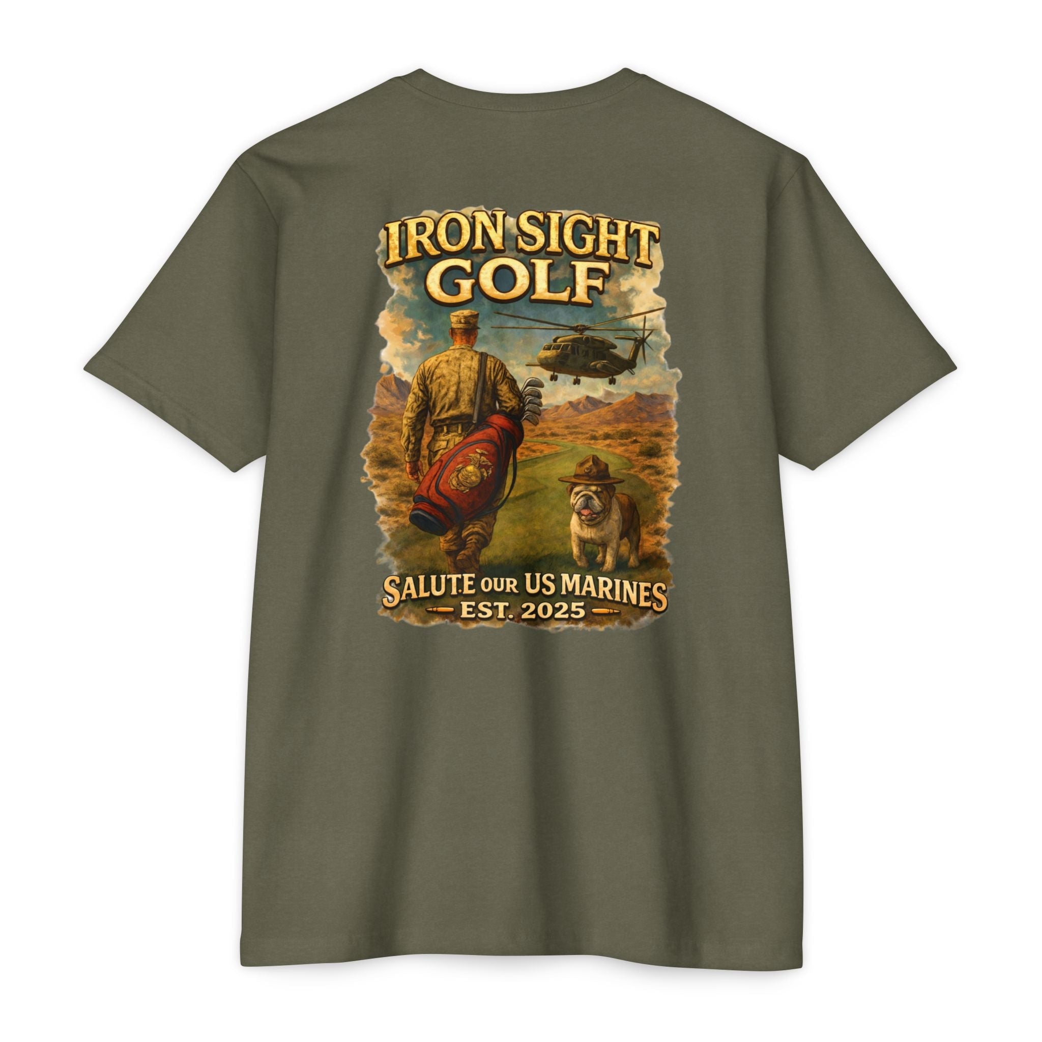 U.S. Marine Salute to Service Golf Shirt