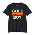 Golf Boy T-Shirt — Retro Striped Vintage Golf Graphic Tee