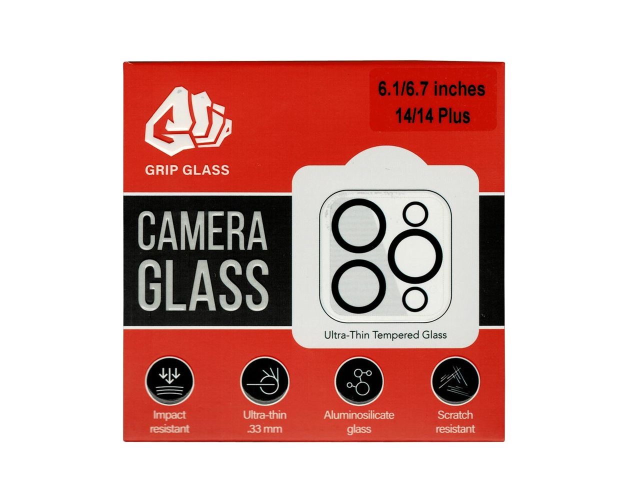 Tempered Glass Camera Lens Protector for Apple iPhone 14 / 14 Plus