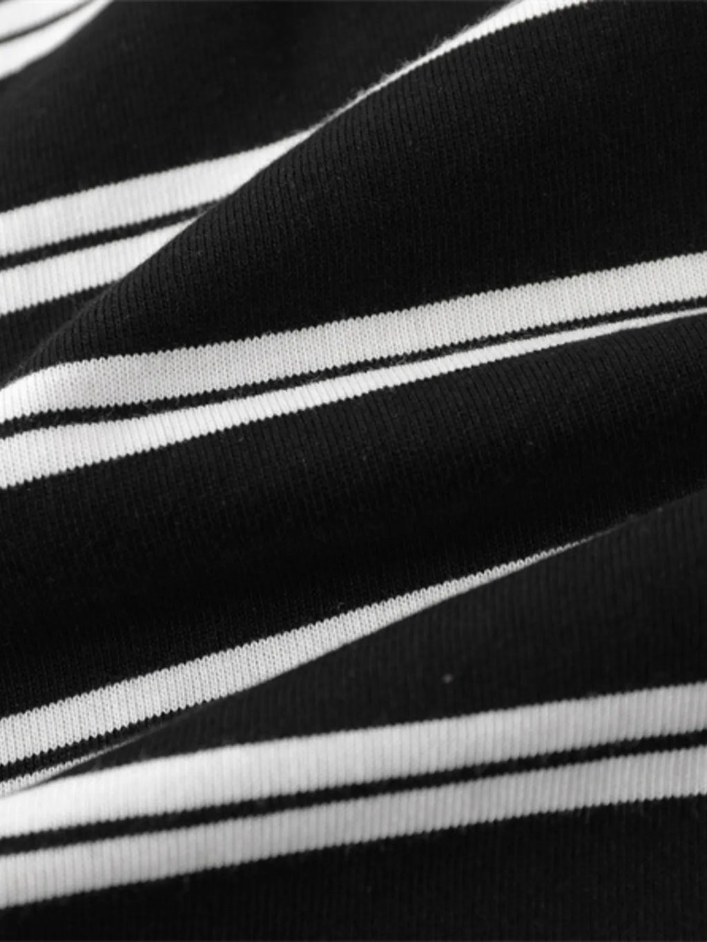 Striped Round Neck Long Sleeve T-Shirt