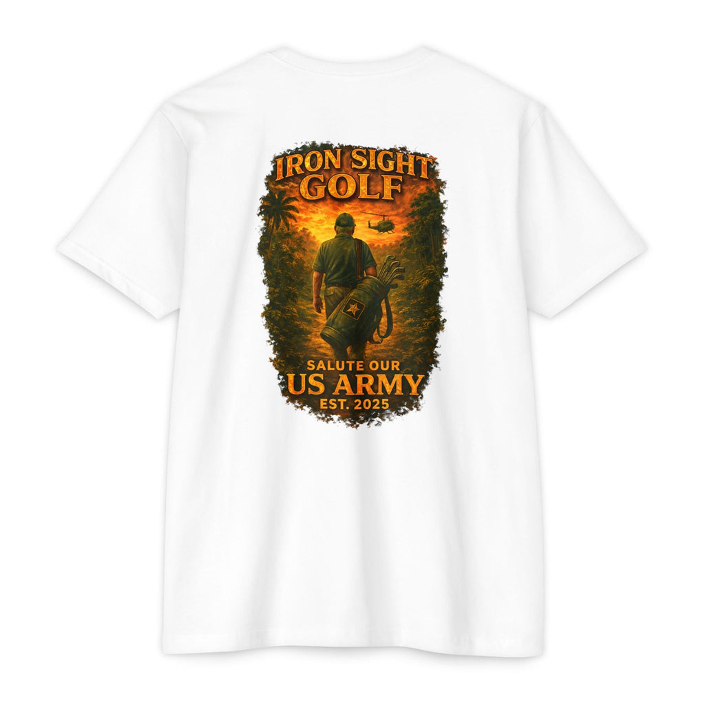 U.S. Army 'Salute Our Veterans' Golfing is a Battle Graphic T-Shirt
