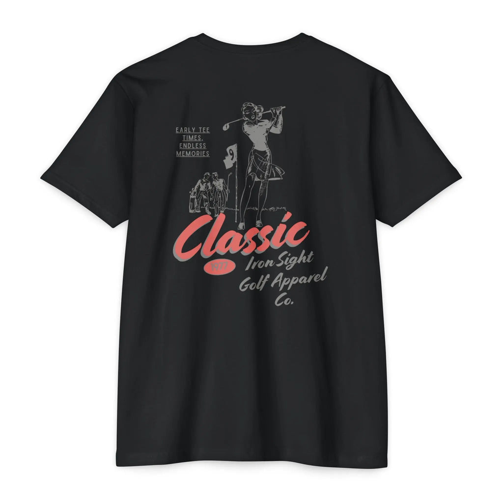 1977 Iron Sight Golf Tee — Vintage Golf T-Shirt